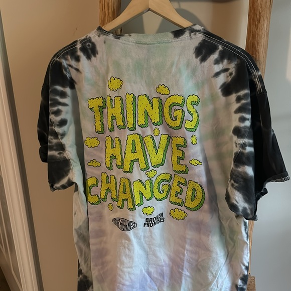 Broken Promises Pot Head Stoner Tye dye T-shirt - Picture 4 of 4